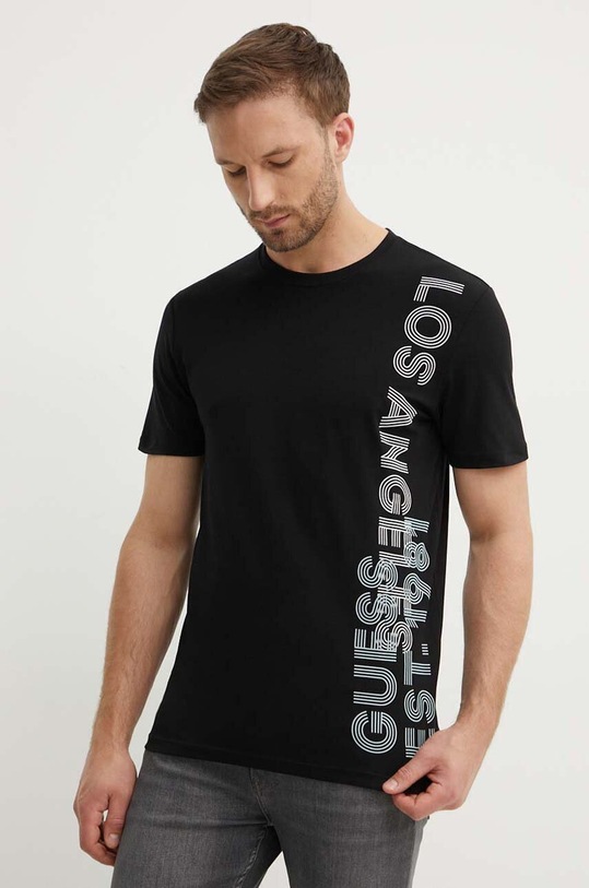 Tričko Guess slim černá M4YI34.J1314