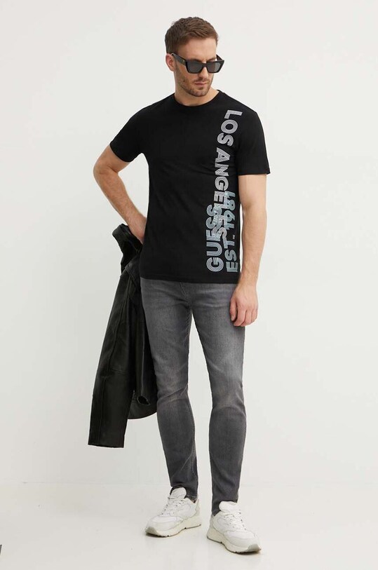 Guess tricou M4YI34.J1314 negru AW24