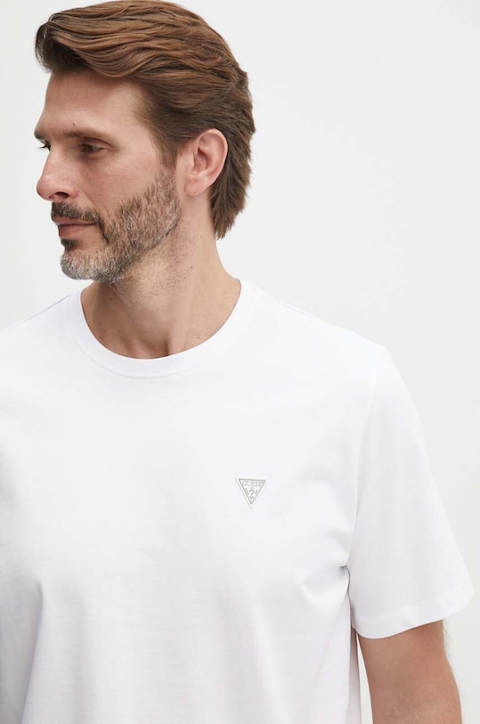 Бавовняна футболка Guess бавовна білий M4YI0A.KCCM1