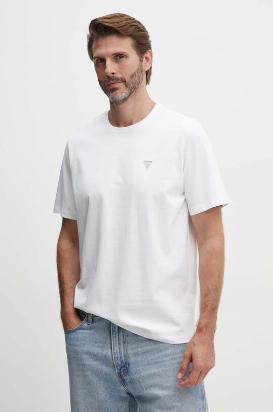 Бавовняна футболка Guess M4YI0A.KCCM1 білий AW25