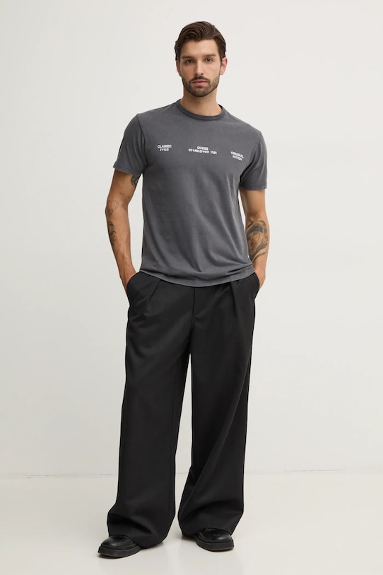 Бавовняна футболка Guess regular сірий M4YI25.K8FQ4