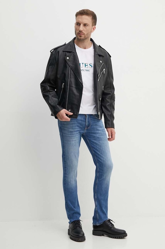 Guess t-shirt bawełniany M4YI17.I3Z14 biały AW24