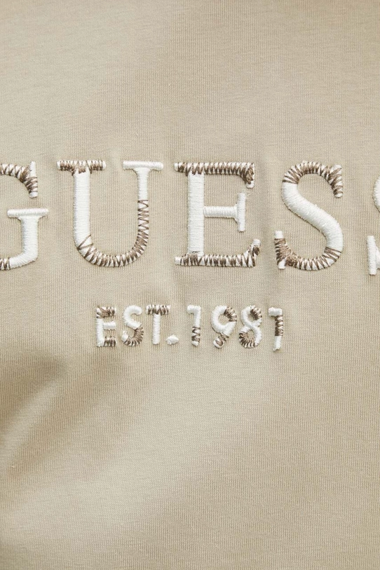 Guess t-shirt bawełniany beżowy M4YI17.I3Z14