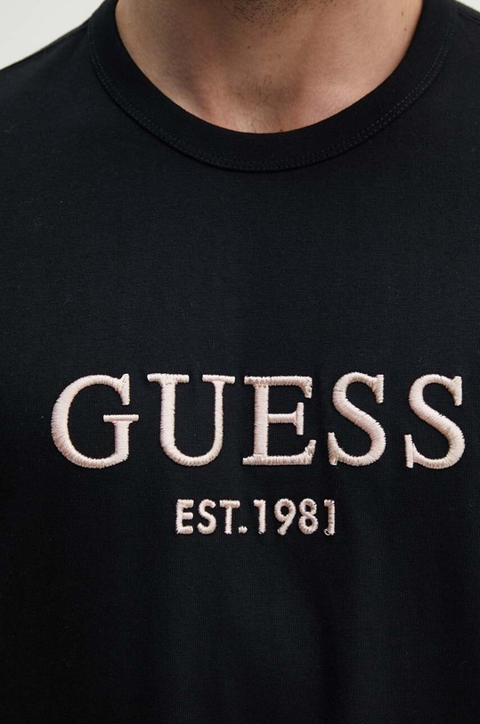 Guess t-shirt bawełniany M4YI17.I3Z14 czarny