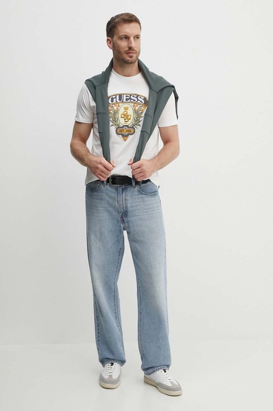 Футболка Guess M4YI76.KA0Q1 бежевий AW24