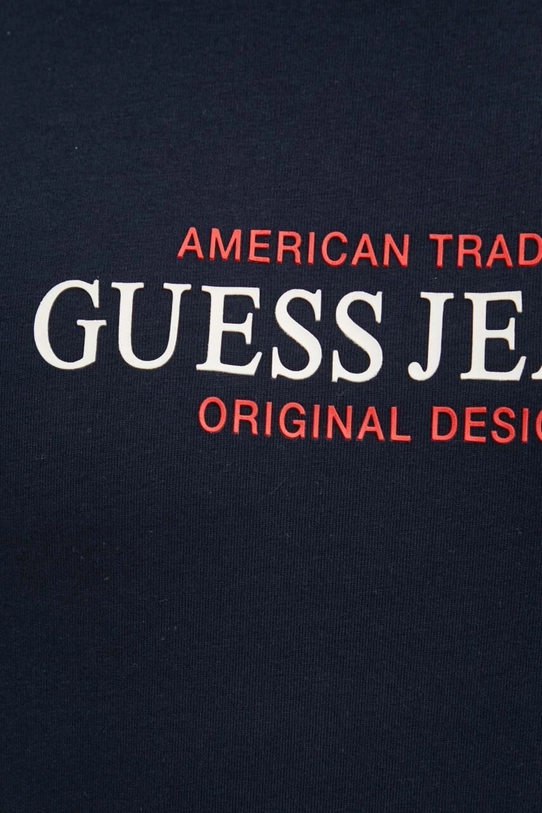 Guess Jeans t-shirt bawełniany M4YI42.K8FQ4 granatowy