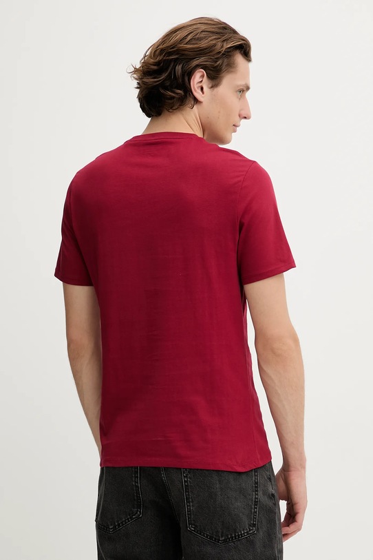 Odzież Guess Jeans t-shirt bawełniany M4YI52.K8HM0 bordowy