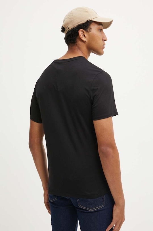 Одежда Хлопковая футболка Guess Jeans M4YI52.K8HM0 чёрный