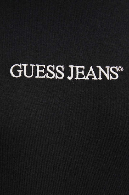 Хлопковая футболка Guess Jeans M4YI52.K8HM0 чёрный
