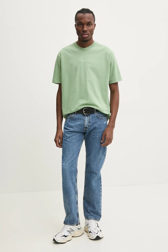Бавовняна футболка Guess Jeans M4YI44.K8FQ4 зелений SS25