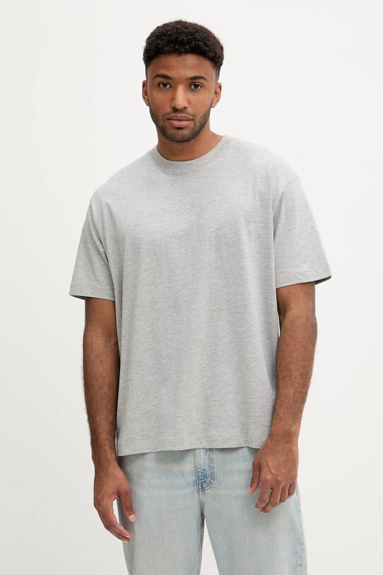 Bavlněné tričko Guess Jeans šedá M4YI44.K8FQ4