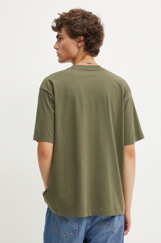 Одежда Хлопковая футболка Guess Jeans M4YI44.K8FQ4 зелёный