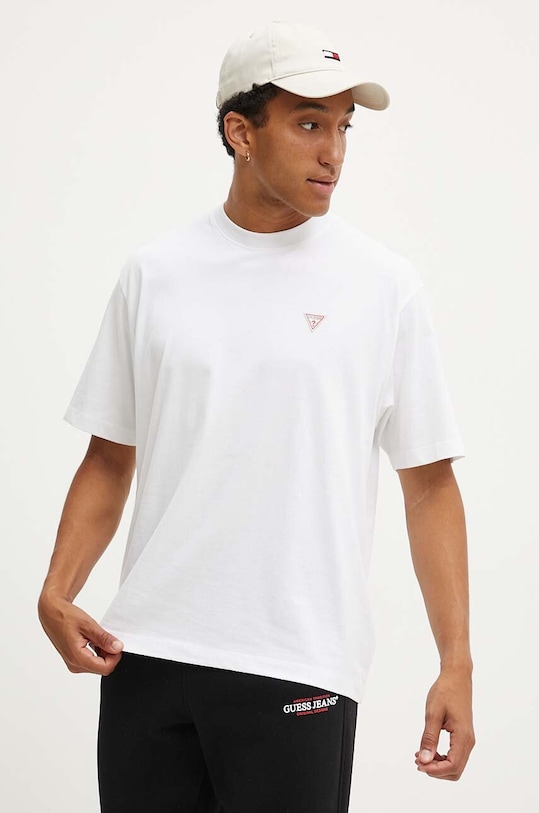 Guess Jeans t-shirt bawełniany biały M4YI46.K8FQ4