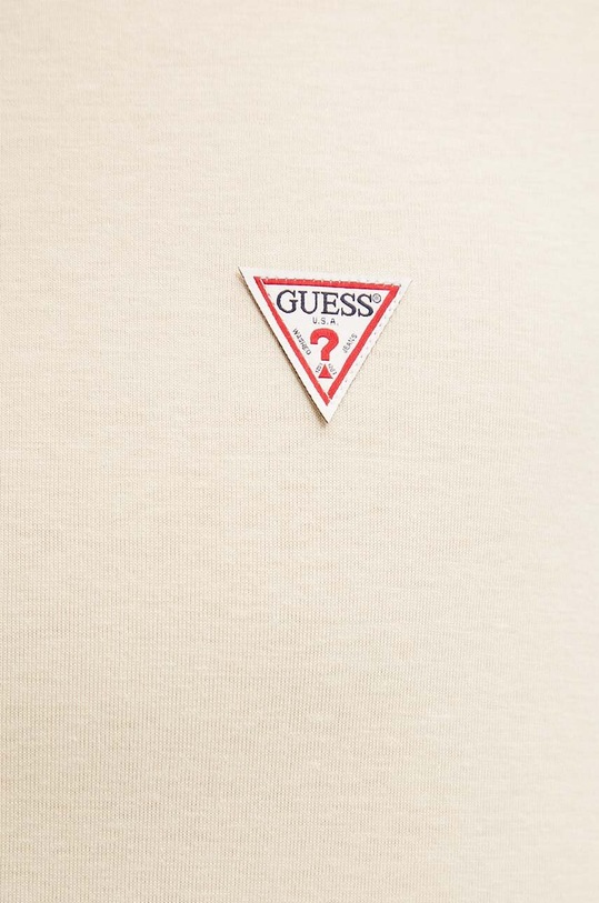 Bavlněné tričko Guess Jeans M4YI46.K8FQ4 béžová