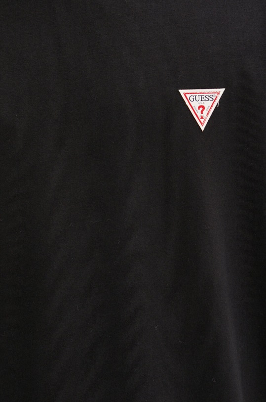 Bavlnené tričko Guess Jeans čierna M4YI46.K8FQ4