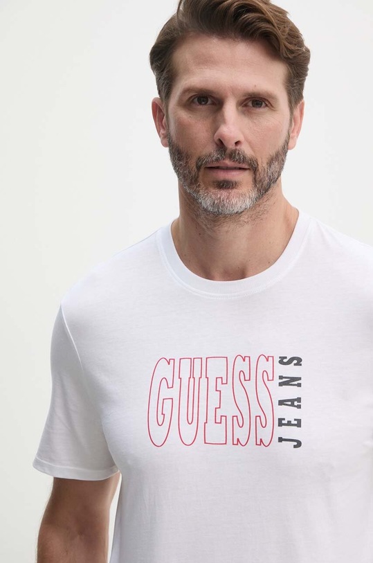 Бавовняна футболка Guess Jeans білий M4YI56.K8HM0