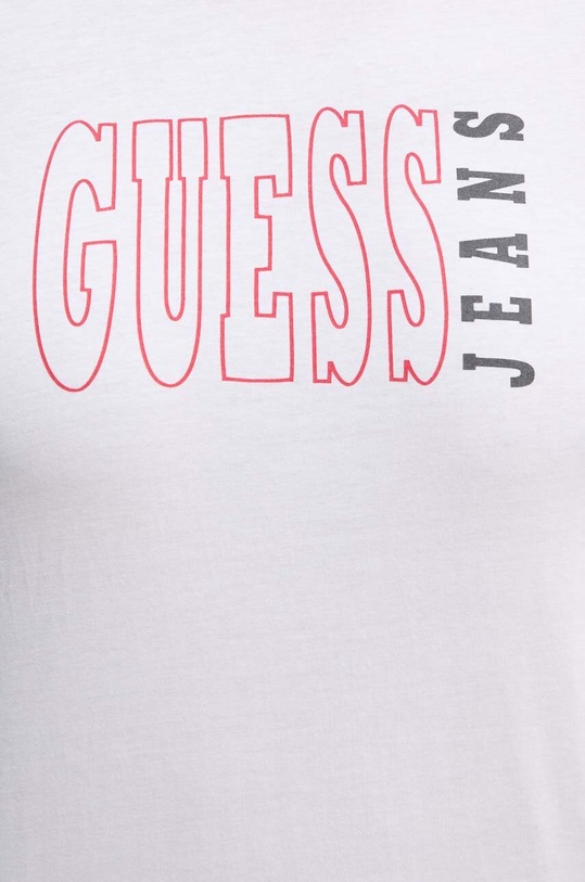 Бавовняна футболка Guess Jeans M4YI56.K8HM0 білий