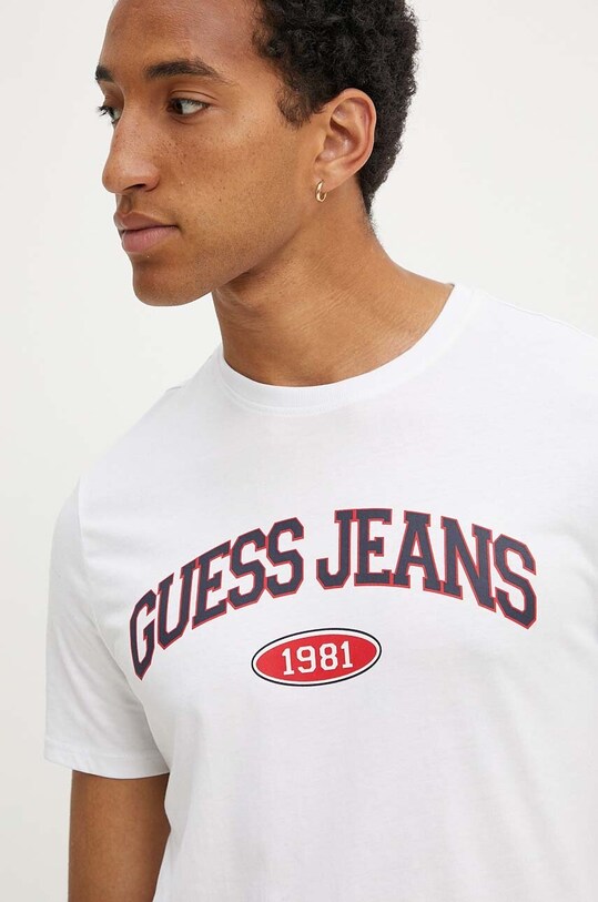 Бавовняна футболка Guess Jeans бавовна білий M4YI57.K8HM0
