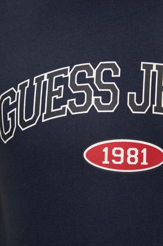 Guess Jeans t-shirt bawełniany M4YI57.K8HM0 granatowy