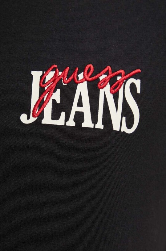 Guess Jeans t-shirt bawełniany M4YI48.K8FQ4 czarny