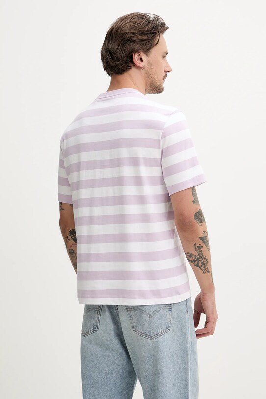 Odzież Guess Jeans t-shirt bawełniany M4YI84.K9XF1 fioletowy