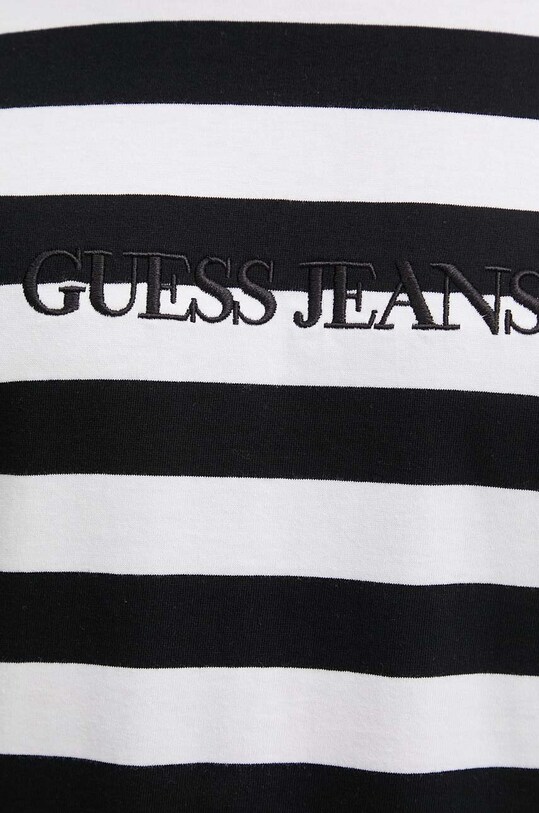 Хлопковая футболка Guess Jeans M4YI84.K9XF1 чёрный