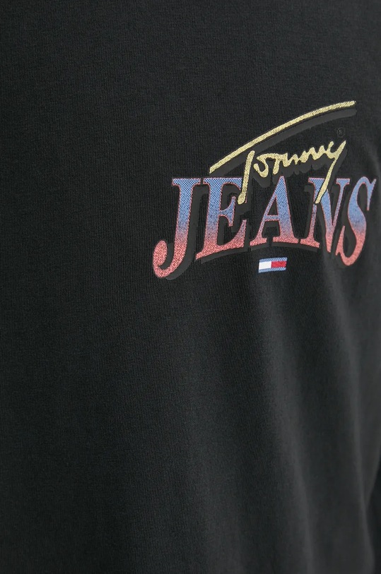 Tommy Jeans tricou din bumbac DM0DM18520 negru