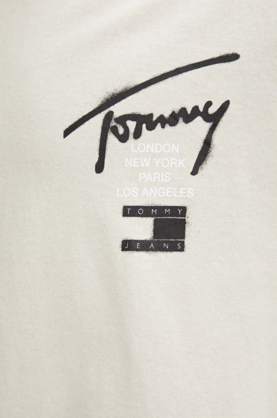Tričko Tommy Jeans DM0DM18529 béžová