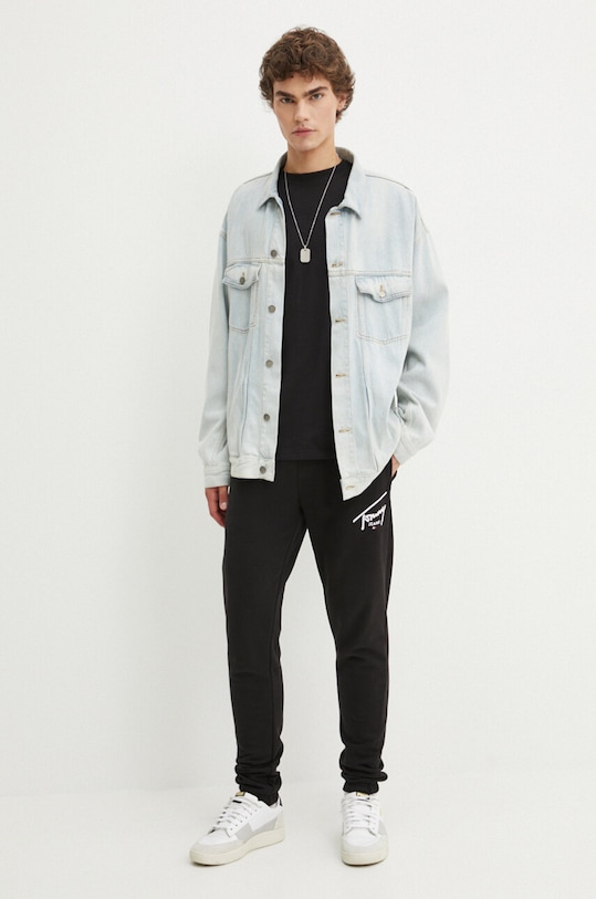 Tričko Tommy Jeans DM0DM18529 černá AW24