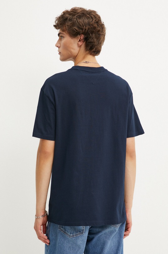 Oblečení Bavlněné tričko Tommy Jeans DM0DM18537 námořnická modř