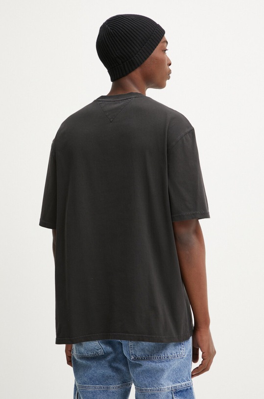 Îmbrăcăminte Tommy Jeans tricou din bumbac DM0DM18547 negru