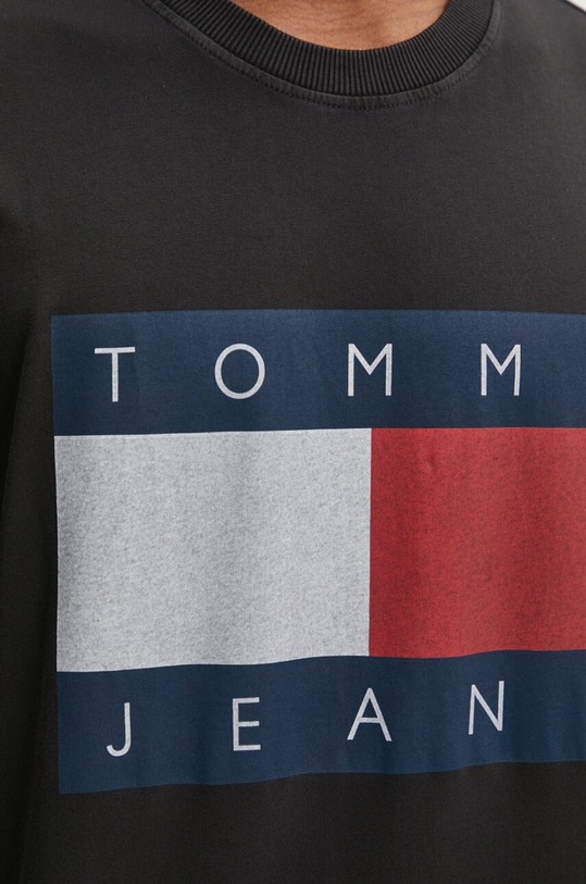 Tommy Jeans tricou din bumbac DM0DM18547 negru