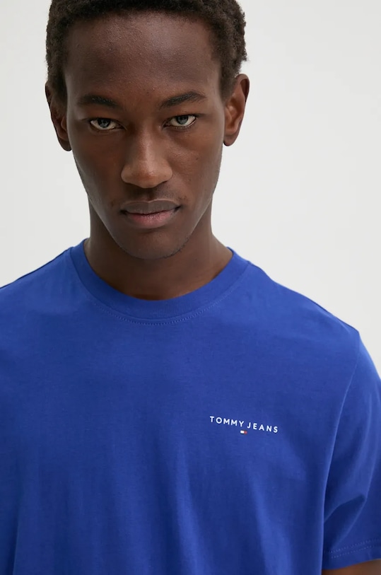 Tommy Jeans tricou din bumbac albastru DM0DM18555