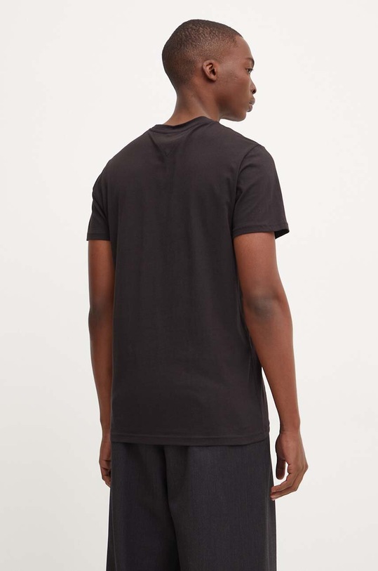 Îmbrăcăminte Tommy Jeans tricou din bumbac DM0DM18555 negru
