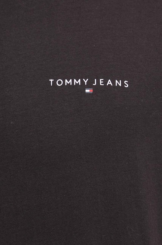 Бавовняна футболка Tommy Jeans чорний DM0DM18555