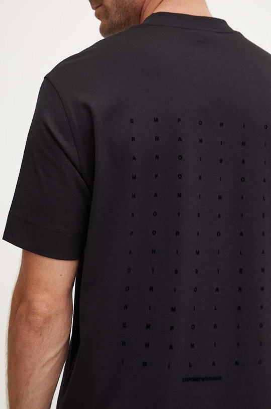 Emporio Armani t-shirt bawełniany 6D1TM4.1JOCZ czarny