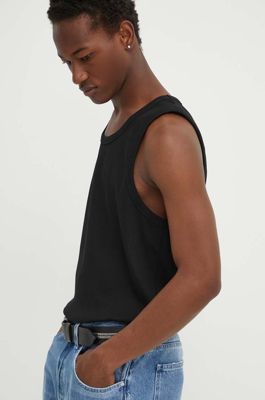 Бавовняна футболка Won Hundred чорний 1805.12025