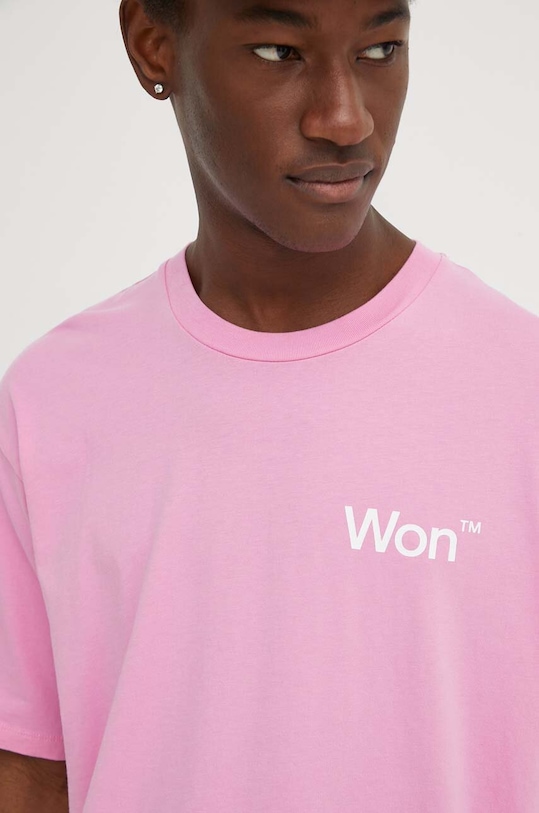 Won Hundred t-shirt bawełniany 3101.12063 różowy