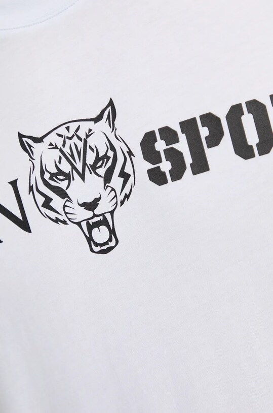 Хлопковая футболка PLEIN SPORT AADC.MTK7197.SJY001N белый