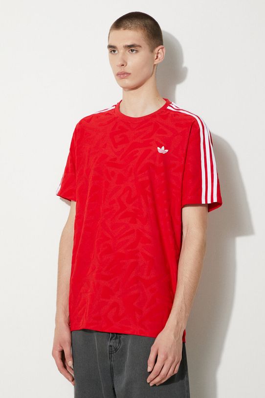 adidas Originals t-shirt Premium Jersey czerwony IX7349