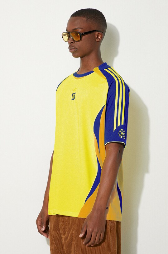 Одяг Футболка adidas Originals adidas x NTS Radio Jersey 2 JI5146 жовтий