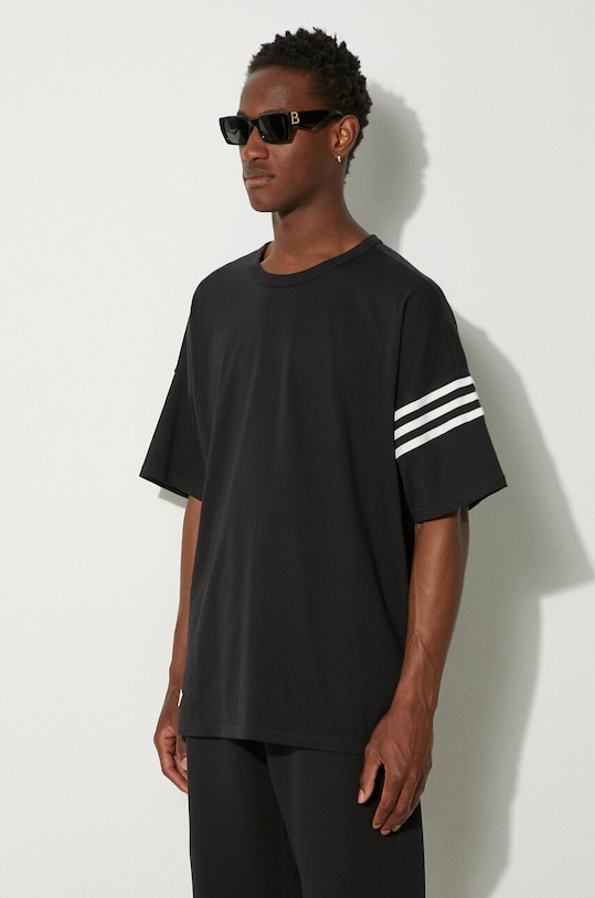 adidas Originals cotton t-shirt Neuclassics Tee black IW0972