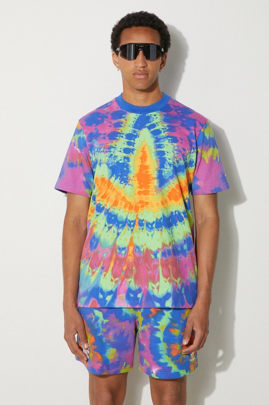 adidas Originals cotton t-shirt Tie-Dyed Tee relaxed multicolor IX6696