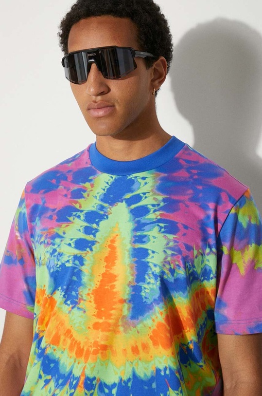 adidas Originals cotton t-shirt Tie-Dyed Tee IX6696 multicolor
