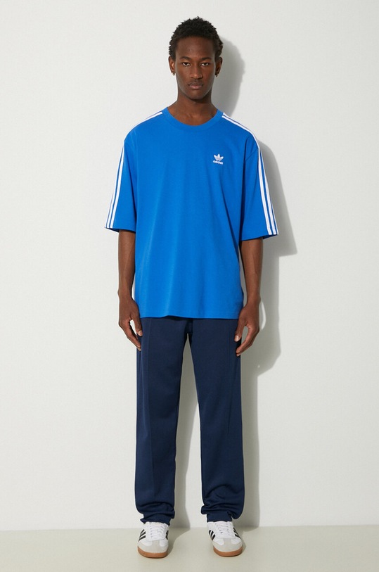 adidas Originals cotton t-shirt Adicolor IZ2481 blue AW24