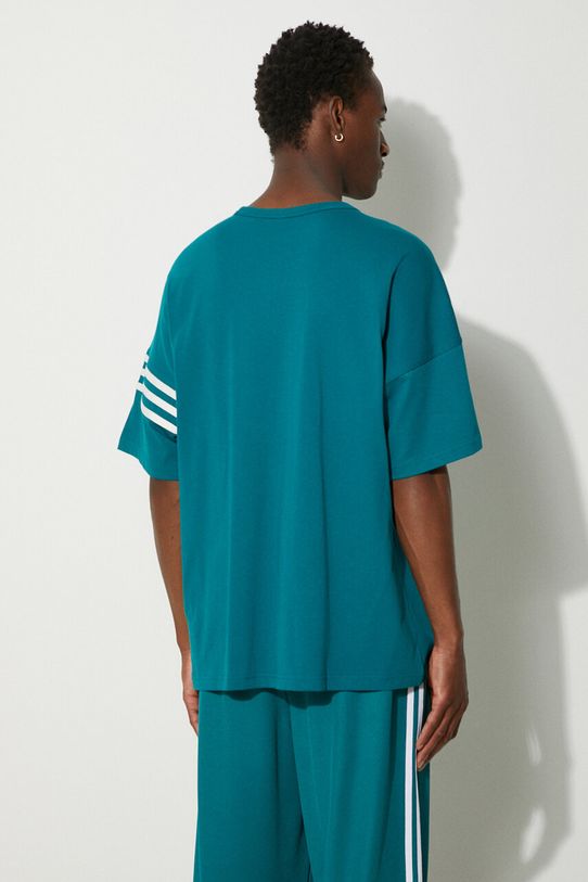 Дрехи Памучна тениска adidas Originals Neuclassics Tee JF9138 тюркоазен