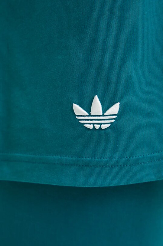 Βαμβακερό μπλουζάκι adidas Originals Neuclassics Tee JF9138 τιρκουάζ