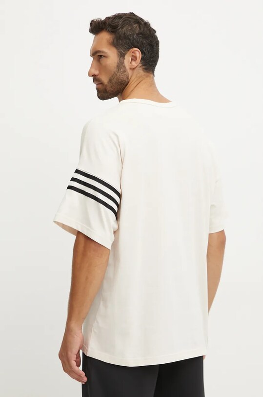 Ρούχα Βαμβακερό μπλουζάκι adidas Originals Neuclassics Tee JF9139 μπεζ