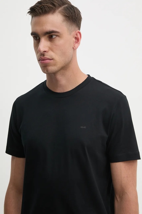 Bavlněné tričko Liu Jo černá QXX016.J4799