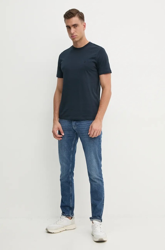Liu Jo tricou din bumbac QXX017.J4819 bleumarin AW24